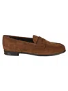 Church's Natalie Suede Penny Loafers In Brown