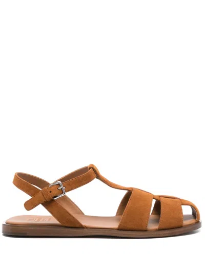 Church's Flat Sandals  Woman Color Tobacco In Brown
