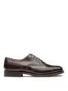 Church's Oxford Brogue Burwood In Brushed Calfskin In Brown