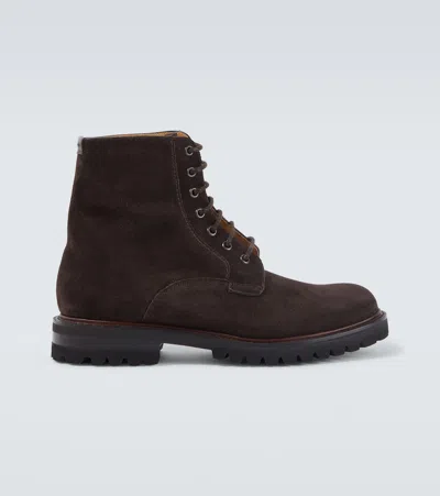 Church's Coalport 2 Suede Derby Boots In Brown
