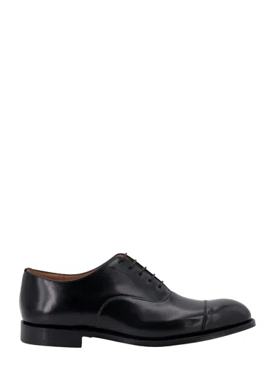 Church's Black Leather Lace Up Shoes