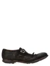 Church's Buckle Detailed Round Toe Loafers In Dark Brown