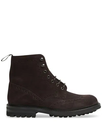Church's Dark Brown Suede Ankle Boots