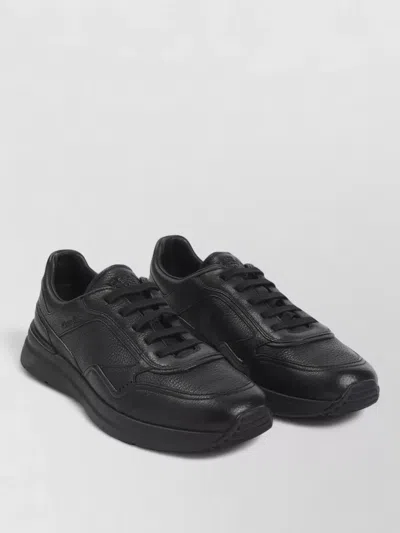 Church's Deer Leather Sterling Sneakers In Black