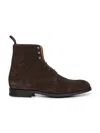 Church's Men Ebony Suede Edworth 2.0 Ankle Boots In Brown