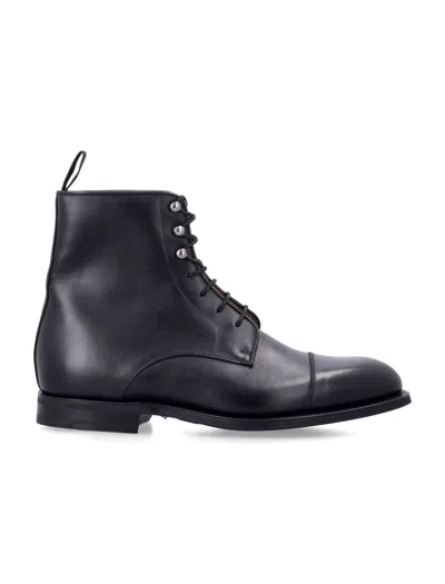 Church's Edworth 2.0 Calfskin Goodyear Leather Ankle Boots In Black
