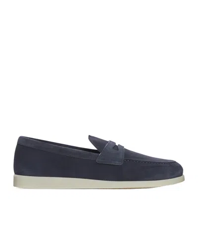 Church's Flat Loafers In Blue