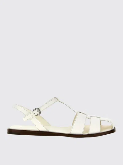 CHURCH'S FLAT SANDALS CHURCH'S WOMAN COLOR IVORY,G77945044