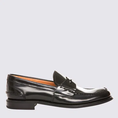 Church's Flat Shoes Blacks And Greys