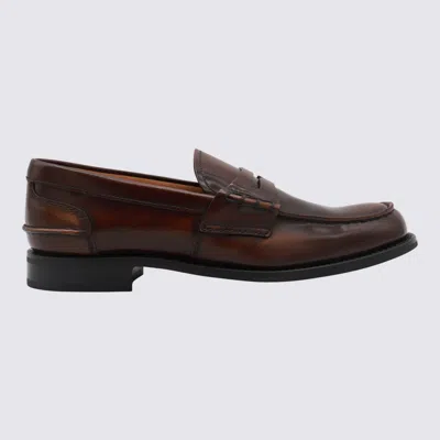Church's Flat Shoes Tabac