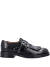 Church's Black Leather Monk Strap Brogues In Black