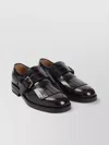 Church's Fringed Glossy Perforated Round Toe Shoes