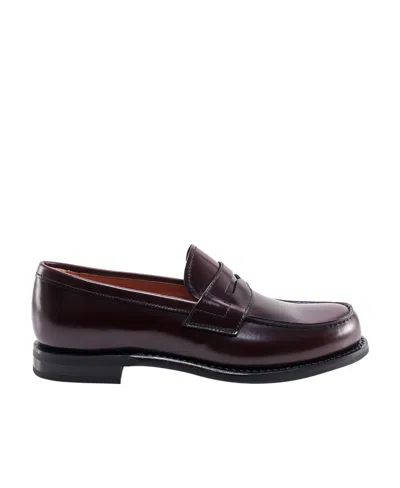 Church's Gateshead Calf Leather Loafers In Black