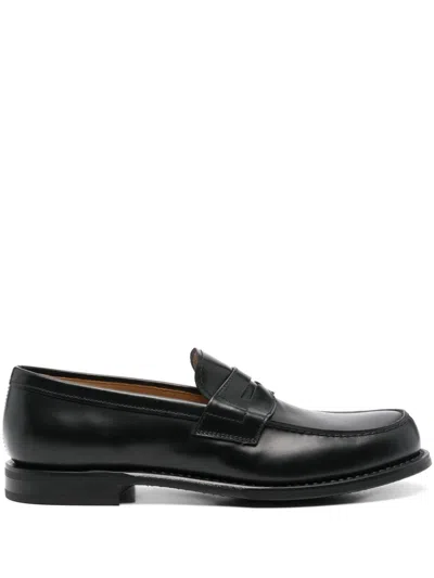 Church's Gateshead Loafers In Black