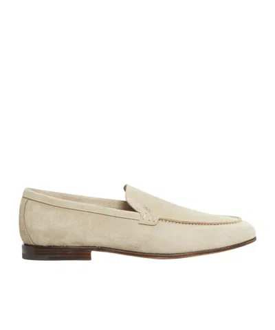 Church's Greenfield Suede Loafers In Nude