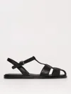 Church's Odyssey Nappa Leather T-strap Sandals Shoes In Black