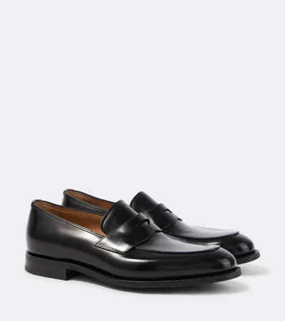 Church's Hertford Leather Penny Loafers In Black