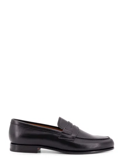 Church's Heswall Leather Loafer In Ebony