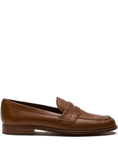 Church's Heswall Leather Loafers In Brown