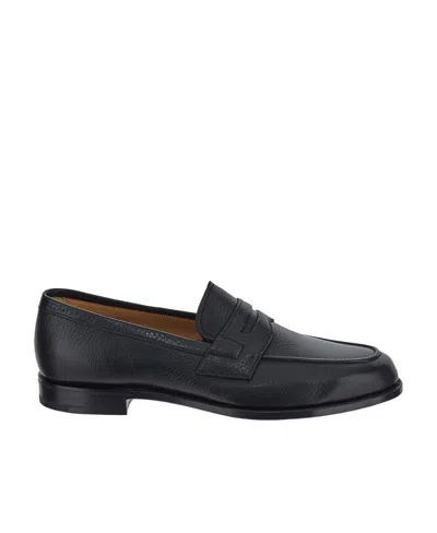 Church's Heswall Leather Penny Loafers In Black