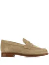 Church's Dove Grey Suede Heswall W Loafers In Neutrals