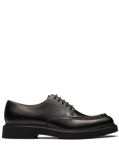 Church's Hindley Leather Derby Shoes In Black