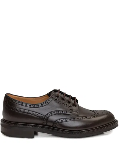 Church's Round-toe Lace-up Derby Shoes In Black