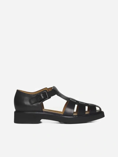 CHURCH'S HOVE LEATHER SANDALS