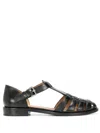 Church's Calf Leather Sandals In Schwarz