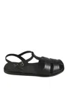 Church's Heeled Sandals With Flat Sole And Open Toe In Black