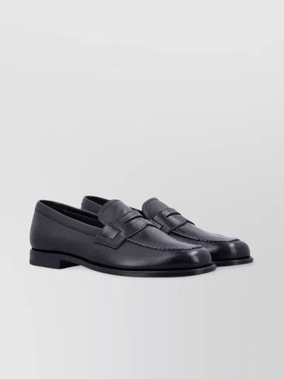 Church's Lace-up Apron-toe Shoes Smooth Finish In Black