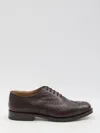 Church's Oxford Brogue Burwood In Brushed Calfskin In Brown
