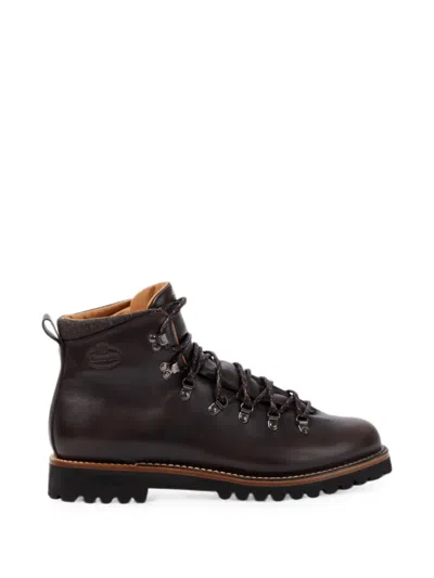 Church's Lace-up Leather Boots In Multi