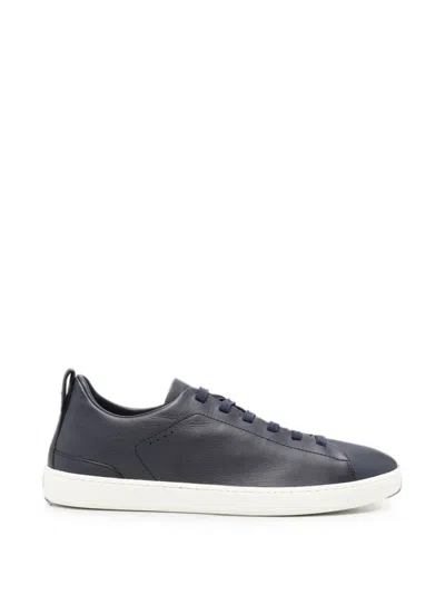 Church's Lace-up Leather Sneakers In Gray