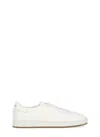 Church's Low Top Round Toe Rubber Sole Sneakers In Ivory