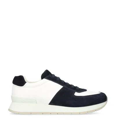 Church's Leather And Suede Livingston Sneakers In White