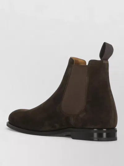 Church's Chelsea Amberley R 2.0 Suede-finish Elasticated-side Ankle Boots In Brown