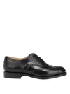 Church's Brogues With Almond Toe And Decorative Stitching In Black