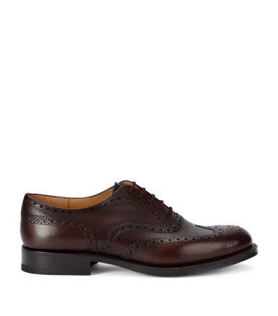 Church's Burwood Brown Lace-up In Ebony