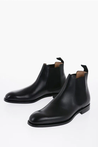Church's Leather Chelsea Boots In Dark Brown