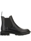 Church's Black Leather Nirah T Ankle Boots In Black