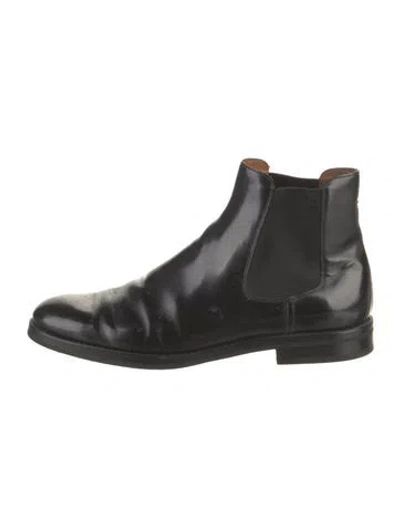 Pre-owned Church's Leather Chelsea Boots In Black