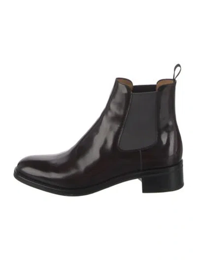 Pre-owned Church's Leather Chelsea Boots In Black