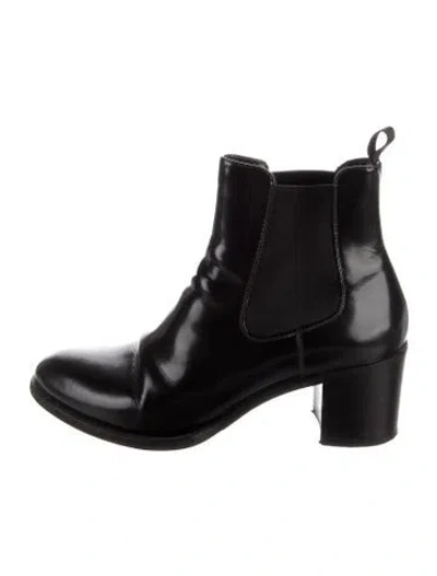 Pre-owned Church's Leather Chelsea Boots In Black