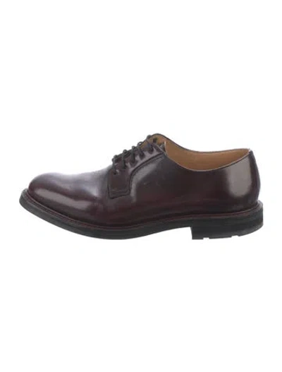 Pre-owned Church's Leather Derby Shoes In Brown