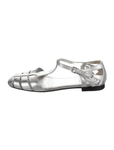 Pre-owned Church's Leather D'orsay Flats