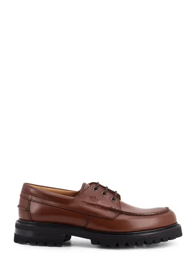 CHURCH'S LEATHER LACE UP SHOES