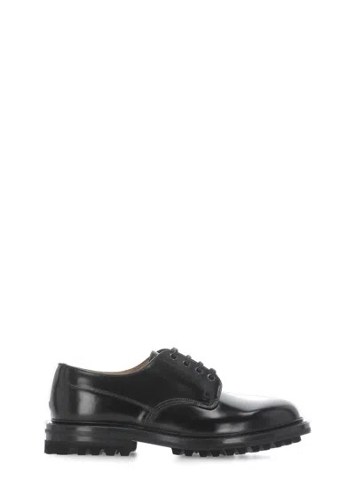 Church's Mc Neil Lw Chunky Sole Lace-up Shoes In Black