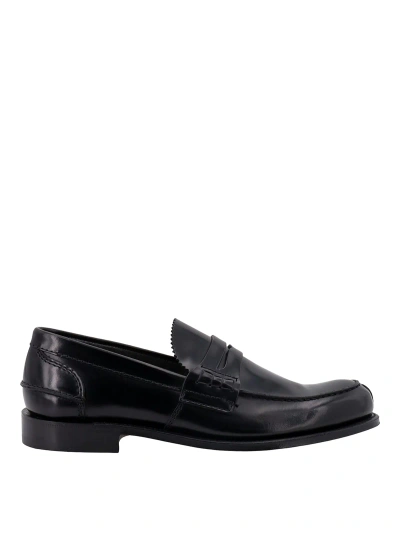 Church's Leather Loafer In Black