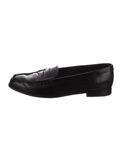 Pre-owned Church's Leather Loafers In Black
